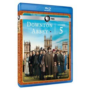 2015 PBS Orignial UK Edition Masterpiece Downton Abbey Season 5 Blu-ray Set